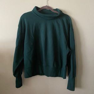 Abercrombie and Fitch Emerald Turtleneck Sweatshirt SZ XL NWT!!!